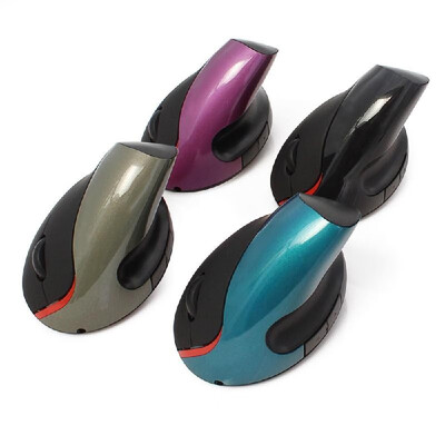

Optical Vertical Mouse Ergonomic Wireless Mouse Rechargeable Mice Built-in Battery for PC LaptopBlue