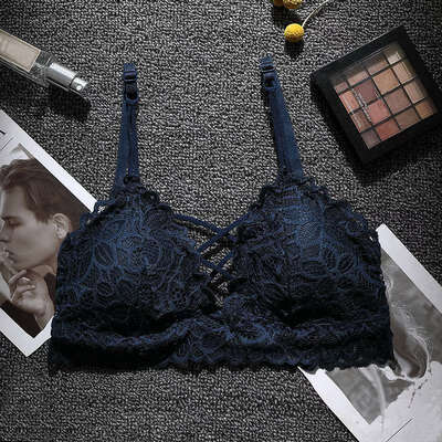 

2019 Sexy Lingerie Soft Bras Seamless Lace Bra Women Wireless Thin Padded Underwear