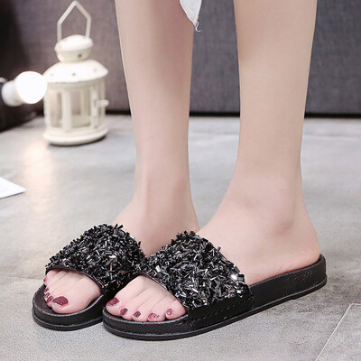 

Rose Summer Ladies Shallow Mouth Waterproof Platform Casual Sandals Beach Shoes