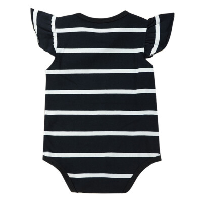 

Toddler Baby Boy Girls Summer Striped Printed Bodysuit Jumpsuit Outfits Clothes Comfortable For Dresssing