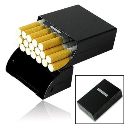 

Hot Magnetic Metal Aluminum Pocket Cigarette Cigar Tobacco Box Case