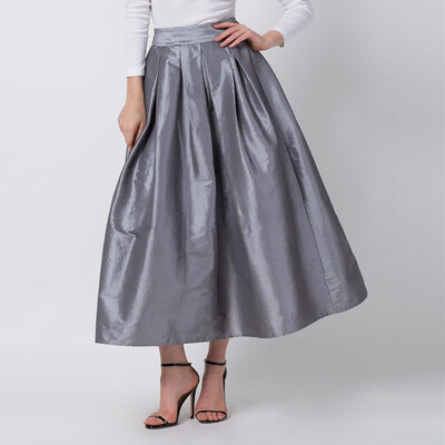 

Womens Skirts Ladies Summer Loose Casual Stylish Solid A-Line Fashion