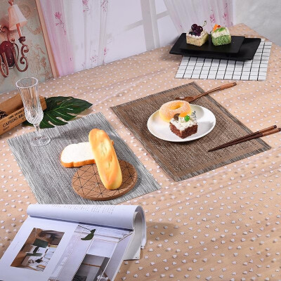 

4 pieceslot Placemat Coasters Heat-insulated Tableware Dinning Bowl Dish Waterproof Pad Table Mat