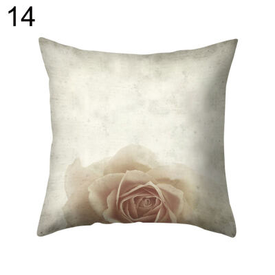 

Vintage Flower Throw Pillow Protector Case Cushion Cover Sofa Bedding Articles