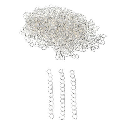 

100pcs 7x50mm Extended Extension Chains Tail Extender for Jewelry Making Findings Necklace Bracelet Chain