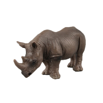 

Siaonvr Rhinoceros Animal Model Toy Figurine Model Ornament Toys