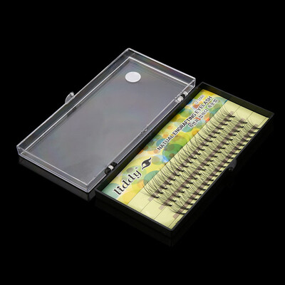 

〖Follure〗Individual False Eye Lashes 6D Wave Mink 007 C Black Silk Eyelashes Extension