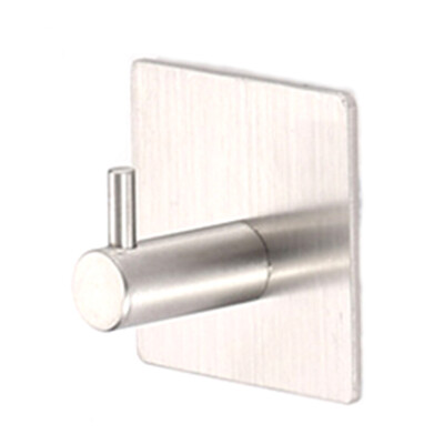 

Adhesive Coat Hat Hooks Heavy Duty Stainless Steel Clothes Hanger Rust Proof