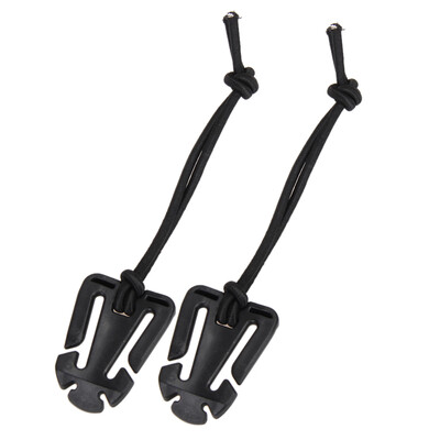 

2Pcslot Molle Backpack Carabiner EDC Tool Elastic Rope Webbing Buckle