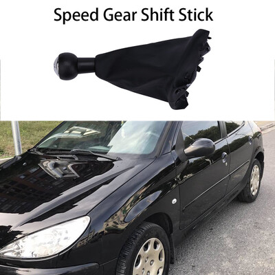 

Tailored 5 Speed Gear Shift Stick Leather Gaitor Gaiter Knob For Peugeot 207 307 406