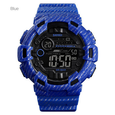 

SKMEI Mens Military Watch Waterproof Digital Sports Watch With LED Backlight