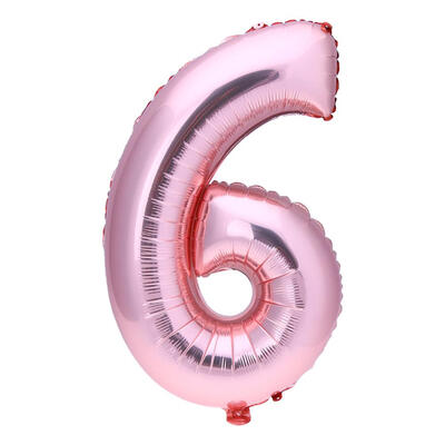 

32 in Rose Gold Number Foil Balloon Large Digit Balloon Wedding Party Decor