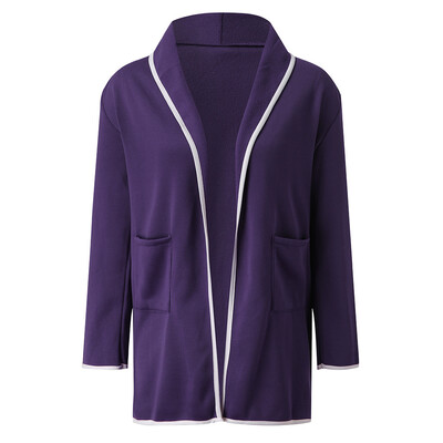 

Toponeto Women Spring Autumn Winter Jacket Loose Big Yards Joker Long Sweaters Coat
