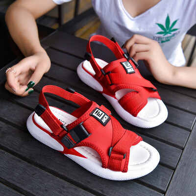 

Sports Sandals Women 2019 Summer New Korean Primitive chic Flat Bottom Two-Wear Net Red Student Sandals Tide