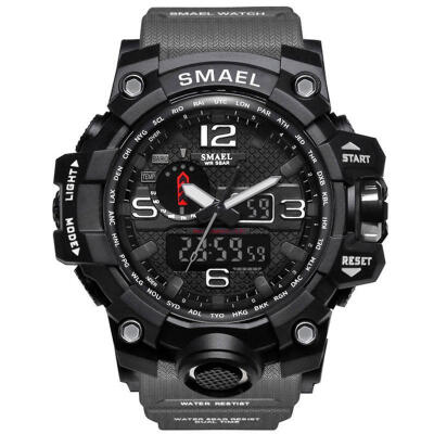 

SMAEL Sport Watches For Men Waterproof Digital Watch LED Mens Wristwatch Clock Man 1545 Montre Homme Big Men Watches