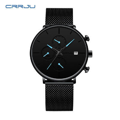 

CRRJU 2268 Man Watch Man Sport Watch Man Waterproof Outdoor Wristwatch Quartz Watch Male Watch Military Army Watch for Men