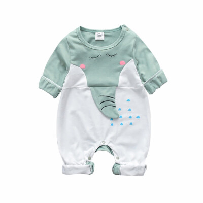 

Autumn Baby Boy Girl Casual Cartoon Print Romper Infant Long Sleeve Children Bodysuit Jumpsuit Outfits New