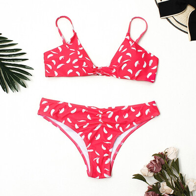 

Saidsome Women Print Swimwear Bikini Bathingsuit Swimsuit Tankini Beach Swimsuit