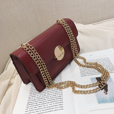 

Advanced sense bag foreign air female bag new 2019 Korean version of the tide simple chain shoulder bag texture diagonal cross small square bag