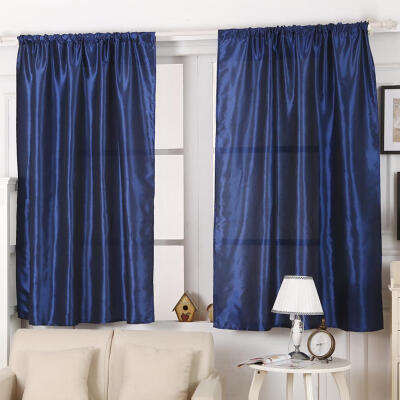 

Solid Color Blackout Curtains Window Door Curtain for Living Room Bedroom