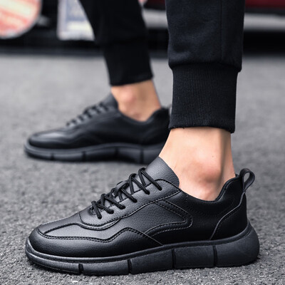 

Chef shoes mens non-slip waterproof kitchen restaurant wear sports shoes all black casual shoes work shoes