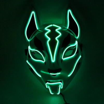 

Fox Glow Mask Halloween Party Led Glow Horror Mask Masquerade Cosplay Mask