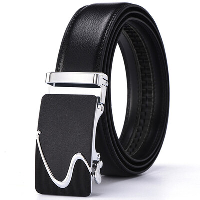 

New Mens Alloy Buckle Belts Leather Automatic Buckle Male Business Belts Casual Fashion Man Brand Belts