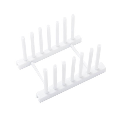 

Kitchen Plate Dish Storage Rack Organizer Pot Lid Holder Drying Rack Holder