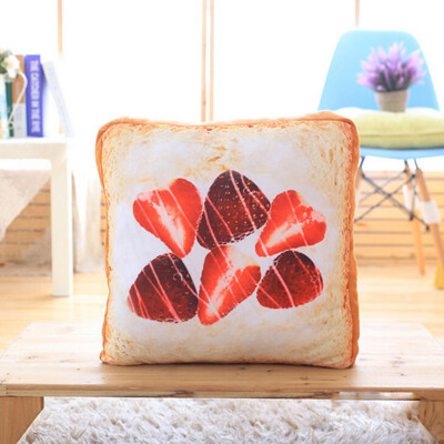 

Toponeto Toast Bread Slice Cushion Simulation Cat Pet Mat Cat Toy Pet Supplies