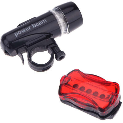 

New Hot Bicycle Light Super Bright Mini Bike Headlights Taillights Set Night Riding Warning Lights Riding Equipment
