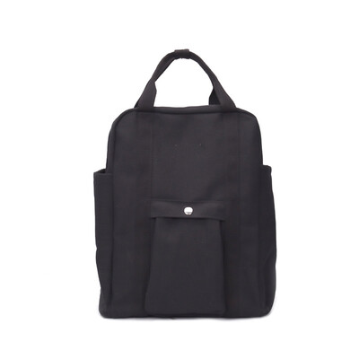 

School BagCanvas Solid Color Casual Backpack Teenagers Travel Handbag Shoulder Bag Cstudent School Bag