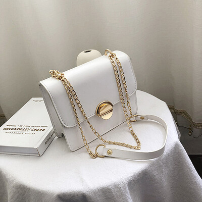 

Advanced texture bag female 2019 new wave Korean version of the wild Messenger bag ins super fire chain shoulder small square bag