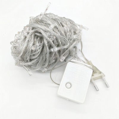 

ZDM 1000CM 100PCS LED White String Decoration Light For Christmas Party Wedding EU Plug AC220V