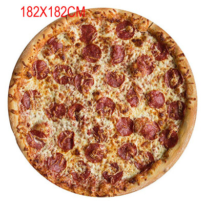 

Gobestart Comfort Food Creations Pizza Wrap Blanket Perfectly Round Hamburger Throw