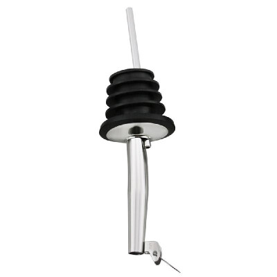 

304 Stainless Steel Wine Pourer Beer Liquor Olive Oil Bottle Pour Spout Nozzle Barware Rubber Cork Stopper Plug Dispenser