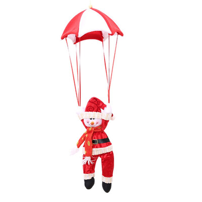 

Cute Santa Claus Parachute Decoration Unique Household Snowman Parachute Decoration