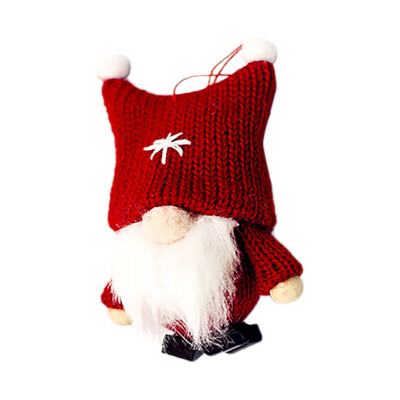 

Tailored Wool Cute Gnome Doll Christmas Doll Pendant Creative Christmas Tree Decoration