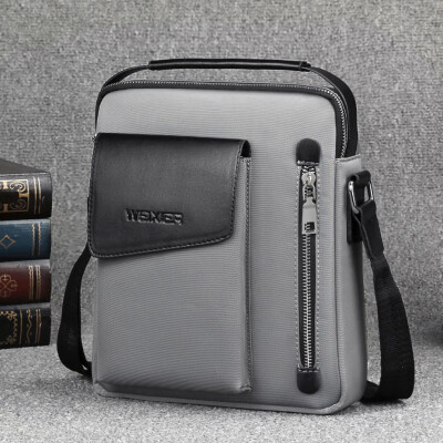 

Tailored Men Vintage Shoulder bags Crossbody Bags Retro Zipper Handbags