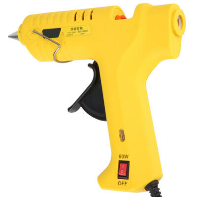 

Greensen 110-230V 5060Hz 60W Yellow Hot Melt Glue Gun Repair Tool Electric Melt Stick Gun EU Plug