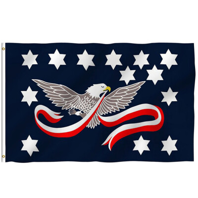 

Gobestart 3x5Ft Whiskey Rebellion Flag Grommets Indoor Outdoor America Polyester Banner