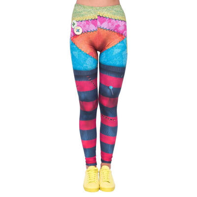 

Sexy Women Sports Yoga Pants 3D Digital Print Trousers Stretch Leggings