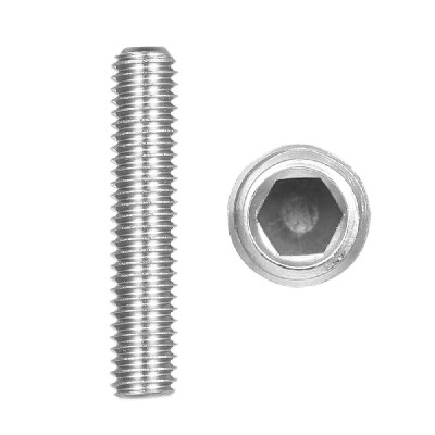 

DIN916 304 Stainless Steel Bolt Grub Screw Cup Point Hex Socket Set