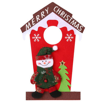

Santa Claus Snowman Christmas Hanging Door Decor Pendant for Home