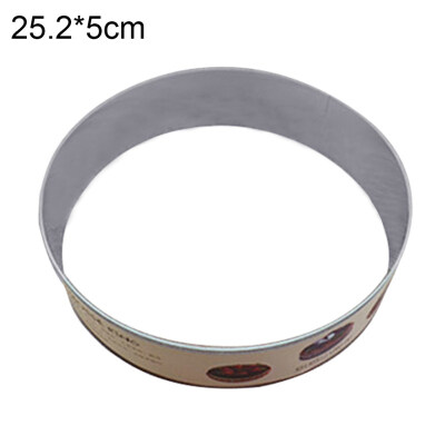 

Stainless Steel Round Square Cake Ring Mould Mousse Cutter DIY Decorating Tool