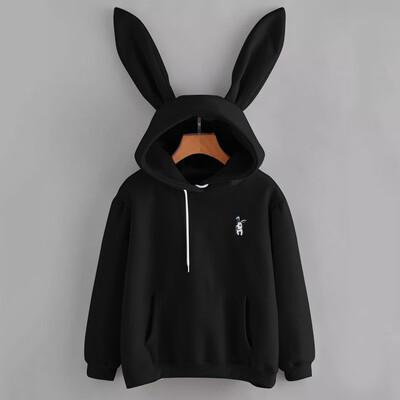 

Starmoon Womens Long Sleeve Rabbit Hoodie Sweatshirt Pullover Tops Blouse