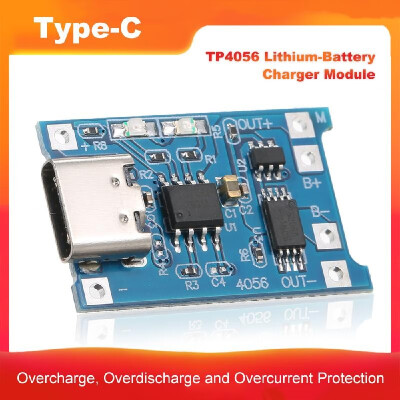 

MicroType-CMini USB 5V 1A TP4056 18650 Lithium-Battery Charger Module Charging Board With Protection Dual Functions 1A Li-ion