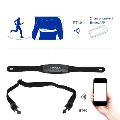 

Lixada Wireless Sport Heart Rate Monitor Ultrathin Chest Strap Band Running Fitness Exercise for Android Phone for iPhone4s 5 5s 5