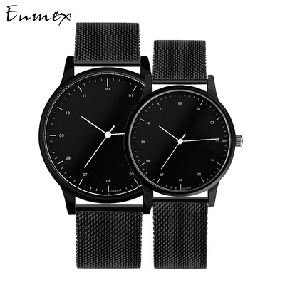 

The Tanabata Gift Translation Enmex European&American Fashion Watch Simple Aesthetics Simple ins Wind Couple Table Pair