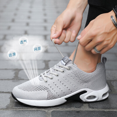 

Summer hollow breathable flying woven mens shoes couples lightweight wild casual sports shoes running shoes large size wholesale