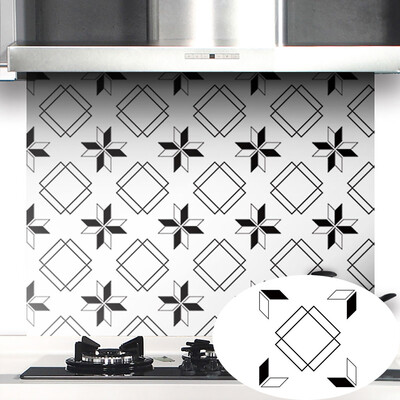 

〖Follure〗Geometric Self Adhesive Tile Stickers Decal Home Decoration Wall Sticker